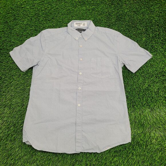 French-Connection Button Shirt Small 20x27 Blue - Picture 1 of 12